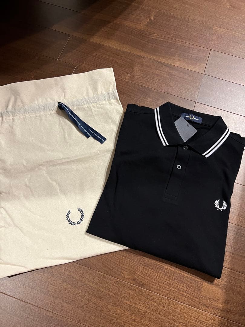 【新品タグ付き】フレッドペリー　ポロシャツ　長袖　L M3636