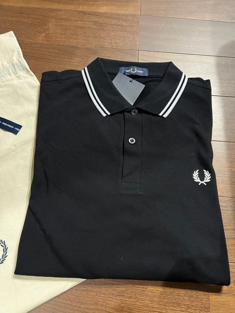 【新品タグ付き】フレッドペリー　ポロシャツ　長袖　L M3636