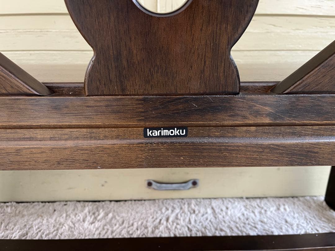 カリモク RUSTIC ベンチ 104㎝ アンティーク ルスティック801029