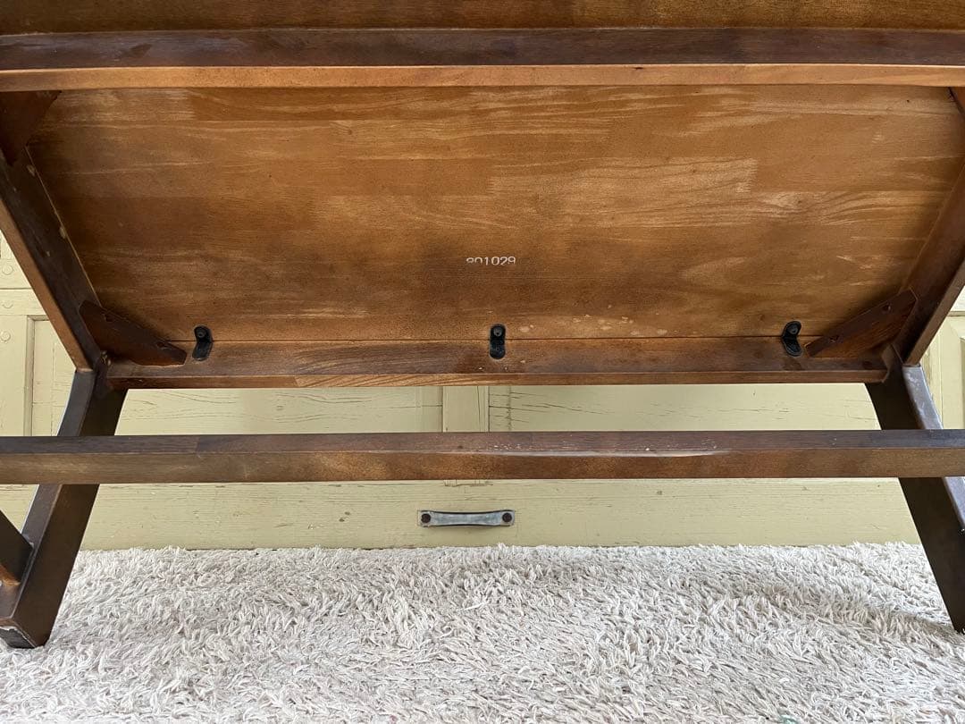 カリモク RUSTIC ベンチ 104㎝ アンティーク ルスティック801029