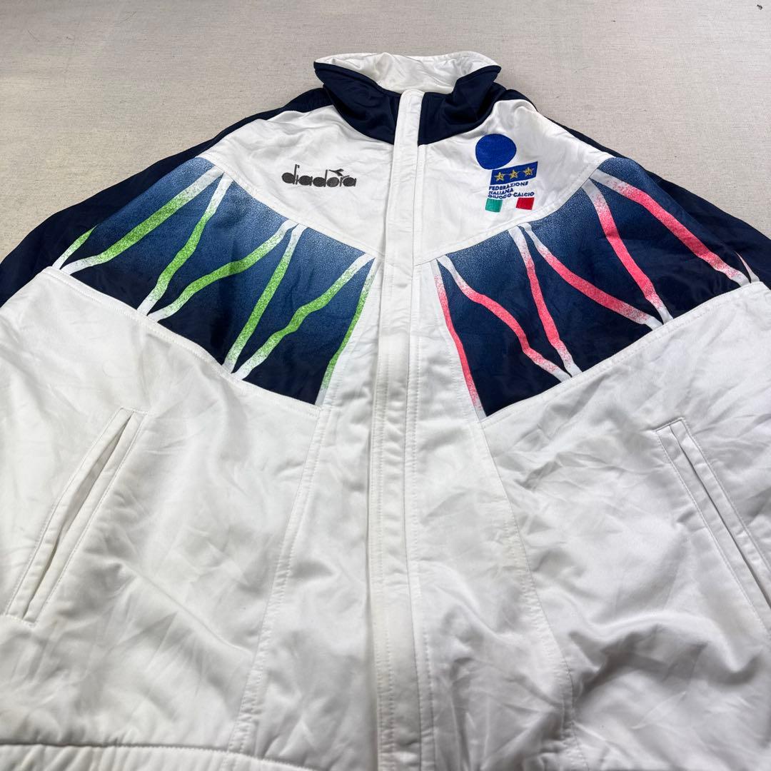 93-94 ディアドラ サッカー イタリア代表 トラックジャケット L ジャージ