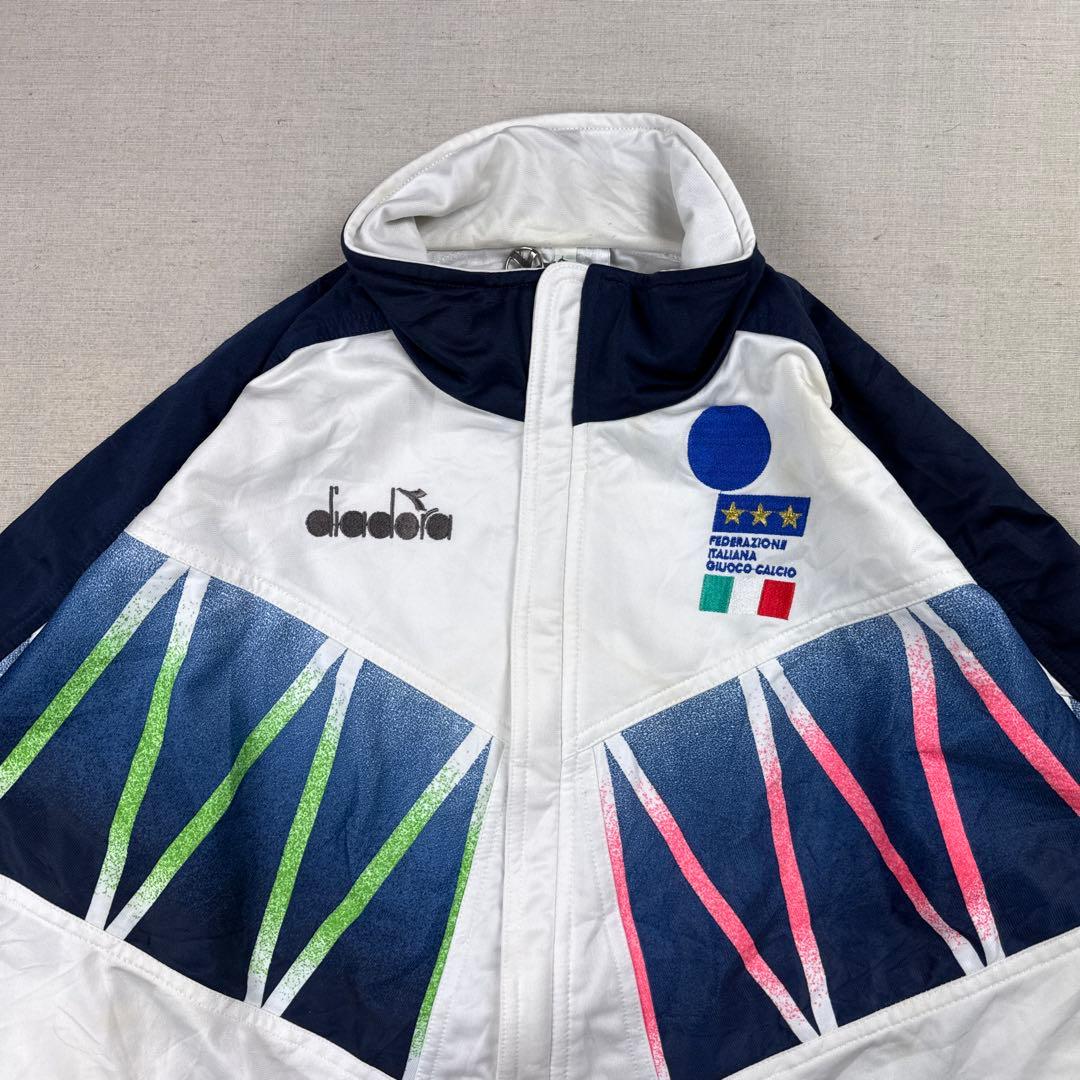 93-94 ディアドラ サッカー イタリア代表 トラックジャケット L ジャージ