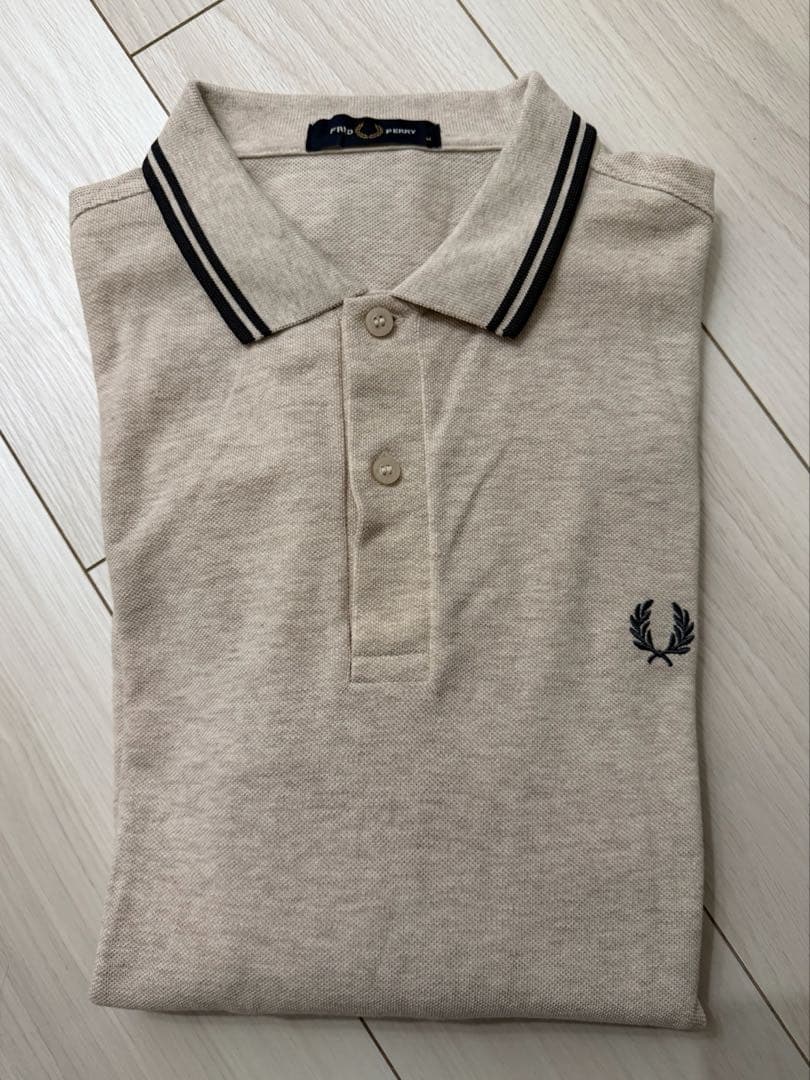 FRED PERRY ティップライン長袖ポロシャツ