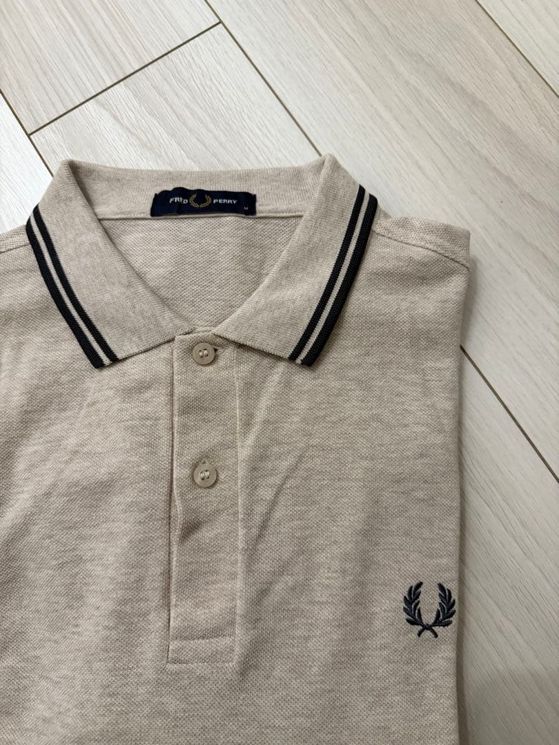 FRED PERRY ティップライン長袖ポロシャツ