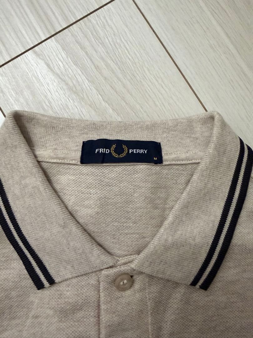 FRED PERRY ティップライン長袖ポロシャツ