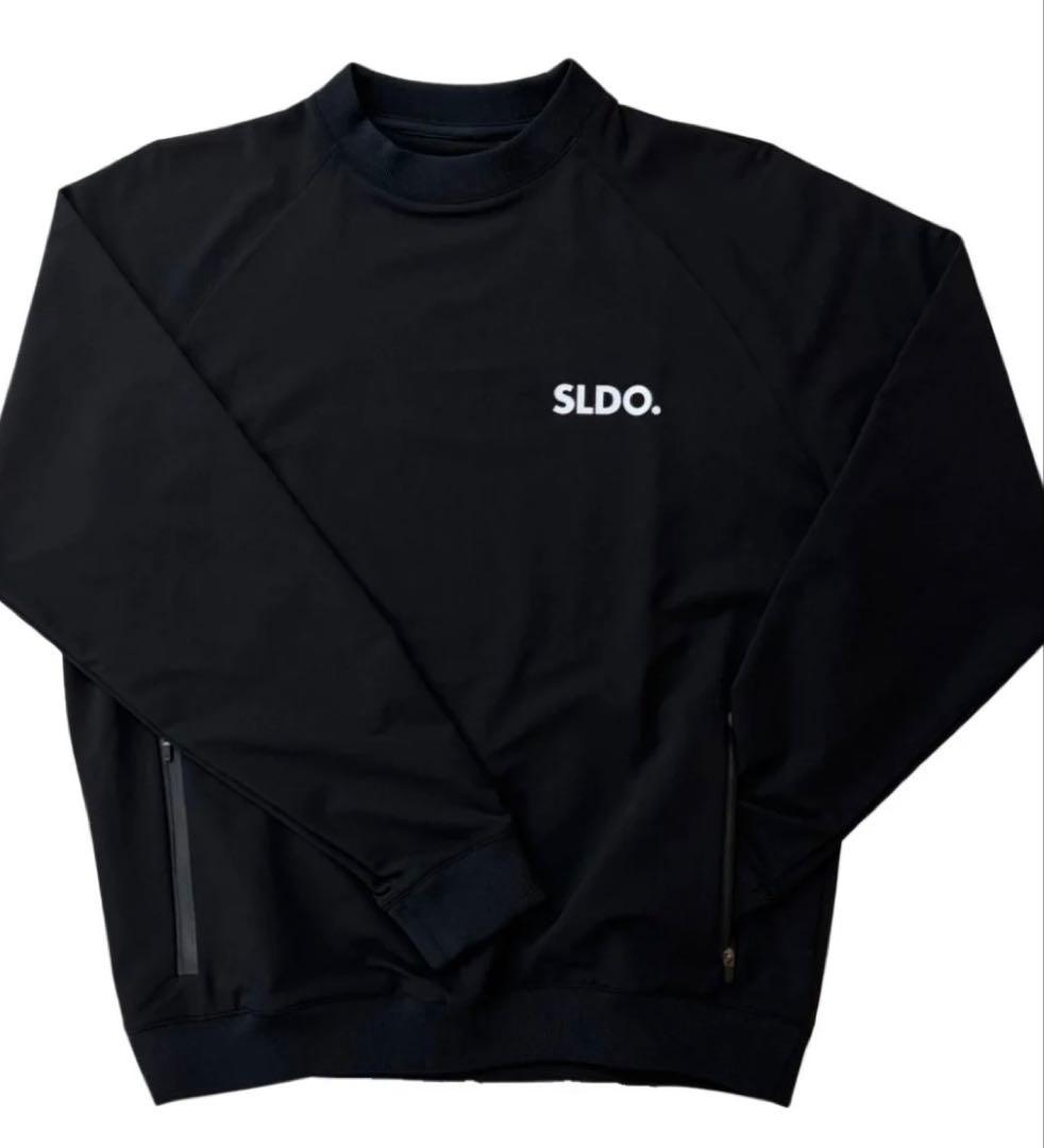 NEW STDダブルクロスストレッチプルオーバーサイズM美品黒SLDO エスルド