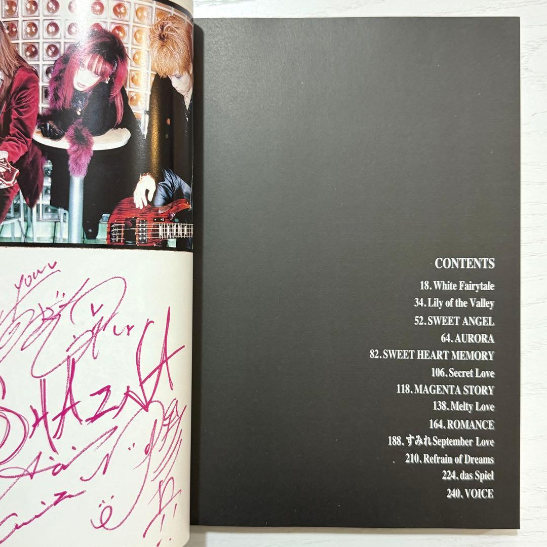 SHAZNA バンドスコアGOLD SUN AND SILVER MOON 楽譜