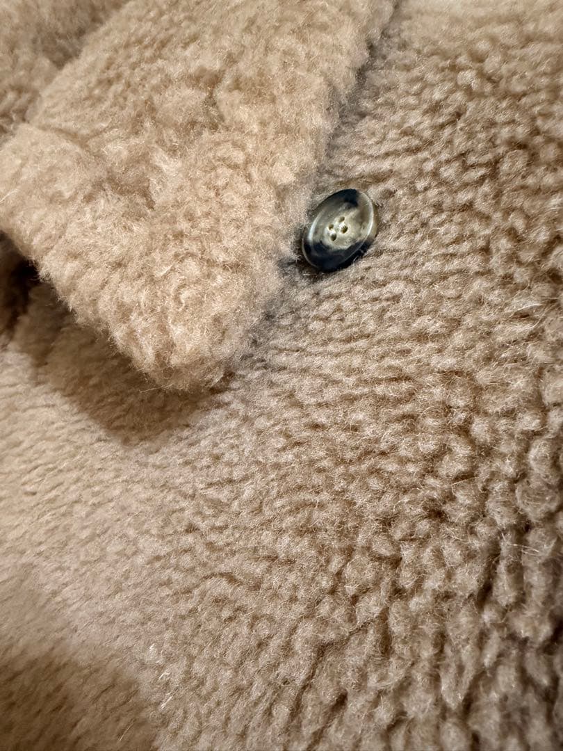 MaxMara マックスマーラー　テディーケープ　キャメル