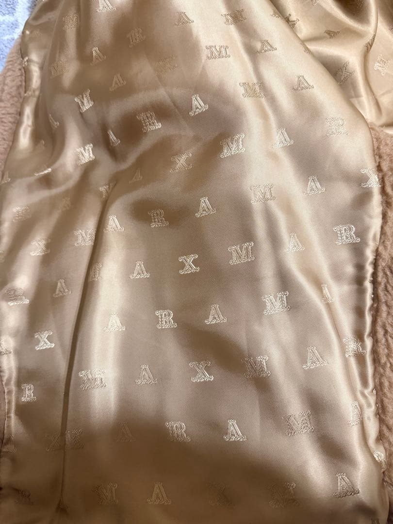 MaxMara マックスマーラー　テディーケープ　キャメル