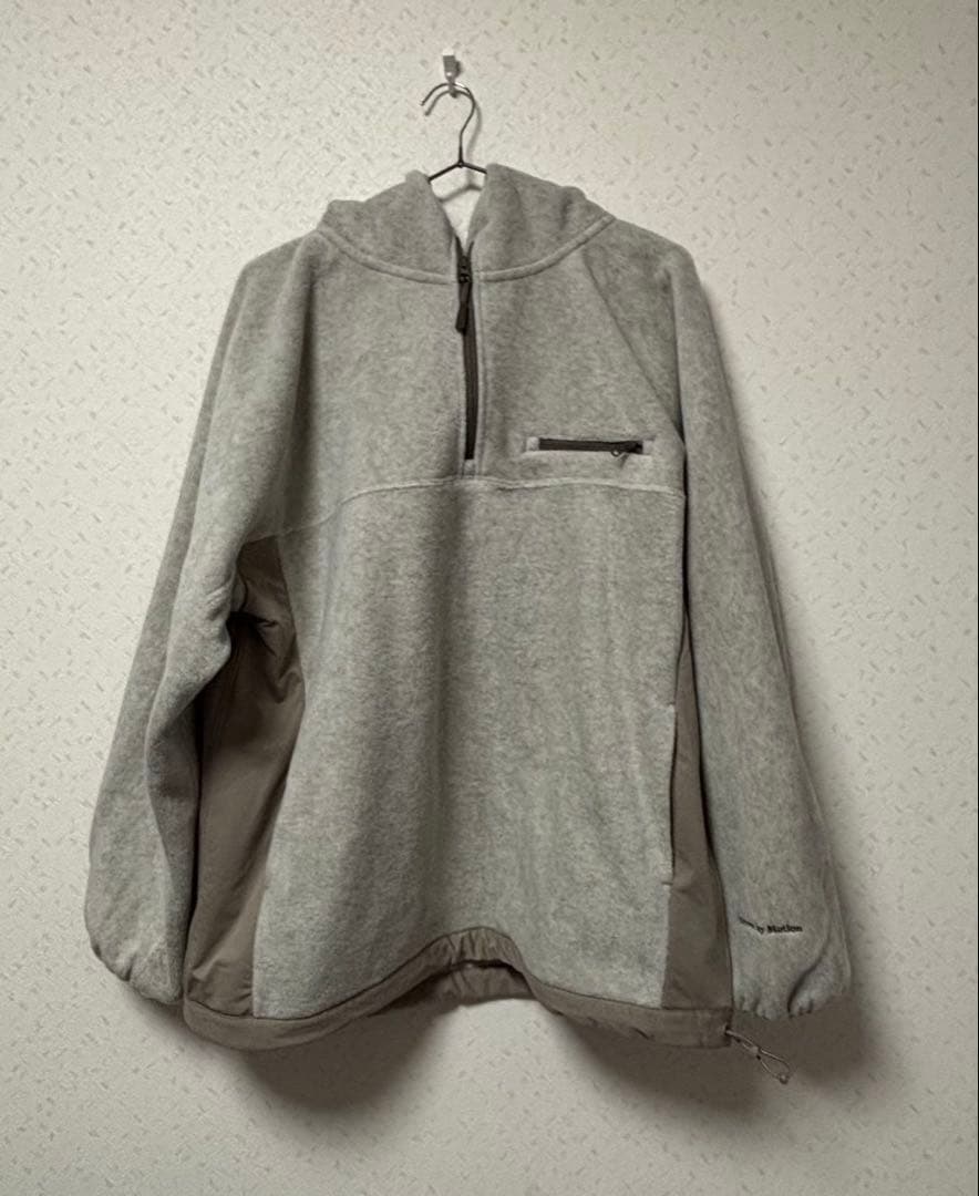 niko and… ソフトフリース切り替えzipパーカー　完売品　ベージュ