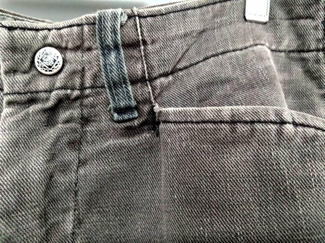 【希少】70s Lee フリスコ パンツ 墨黒 コットン100 vintage