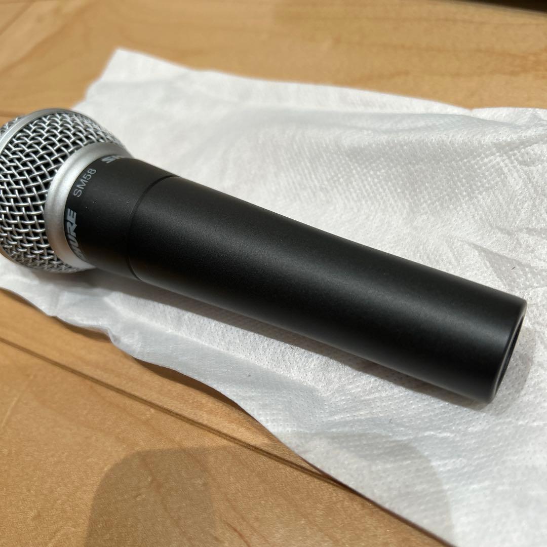 SHURE SM58 スイッチなしタイプ　マイク　シュア　箱あり