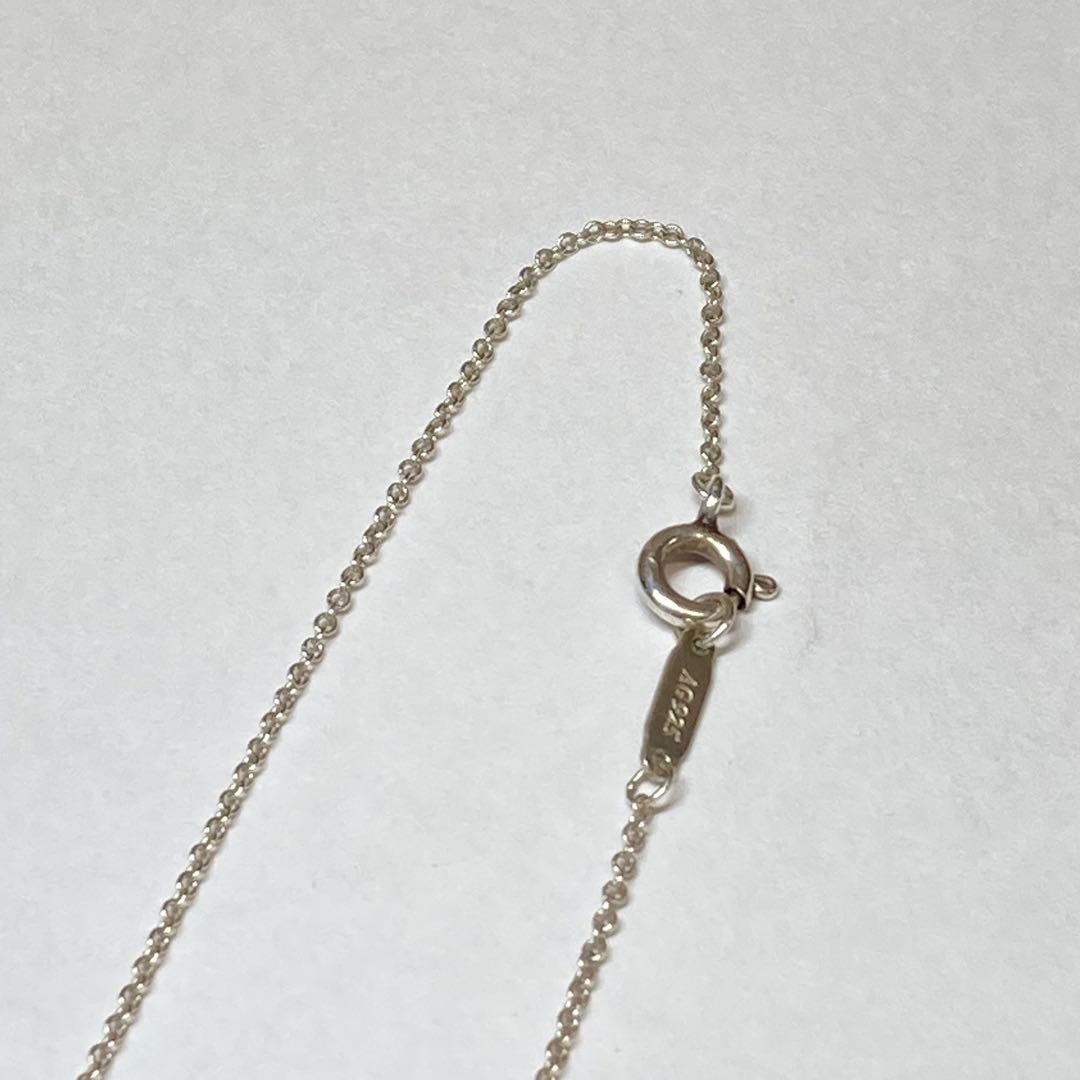 Tiffany&Co.ティファニーブルーダブルハートタグペンダントシルバー