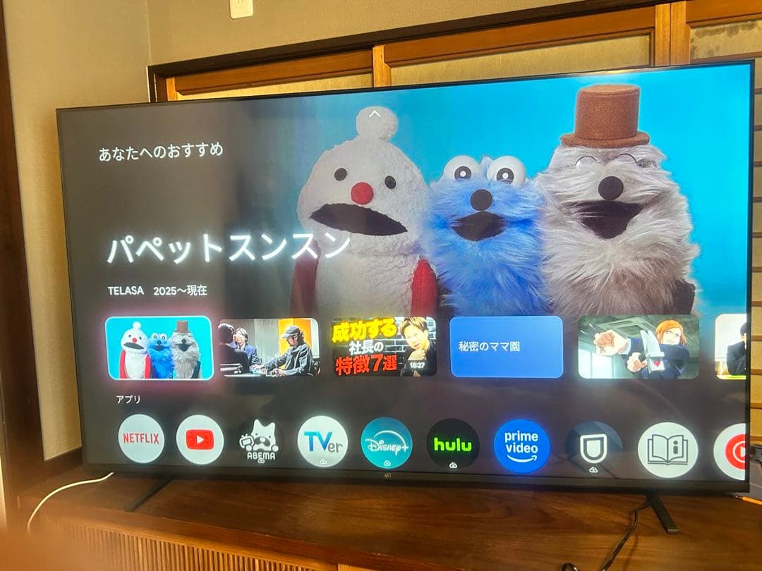 FPD 65V 4K UHD 液晶テレビ Google TV