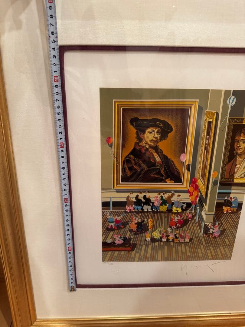 ヒロヤマガタ レンブラント シルクスクリーン 34/125 版画