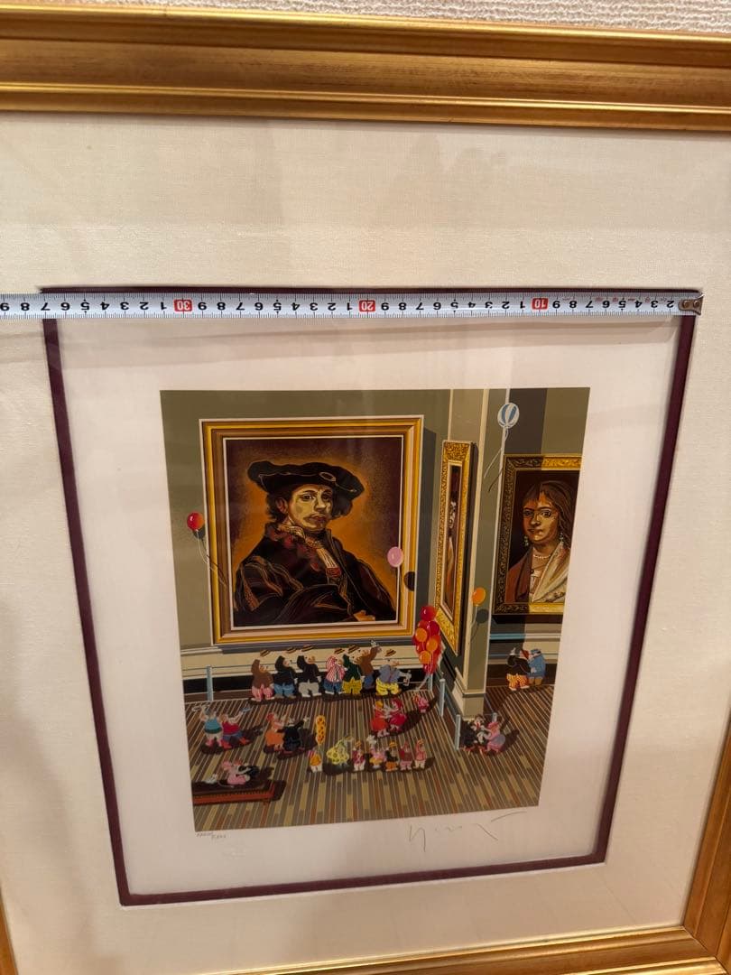 ヒロヤマガタ レンブラント シルクスクリーン 34/125 版画