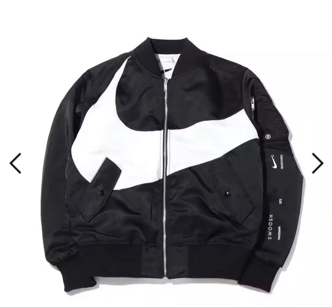 DD6056-010NIKEナイキリバーシブルボンバージャケットMA-1