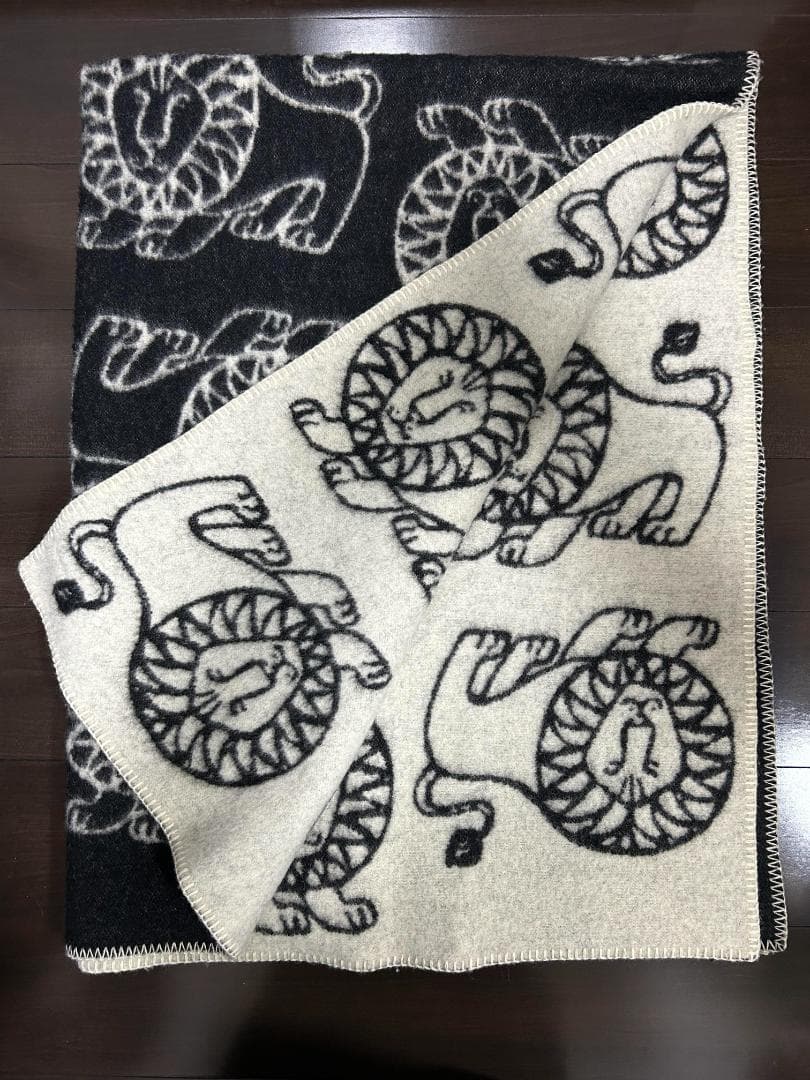 クリッパンxリサ・ラーソン★LEO ブランケット（シングルサイズ）