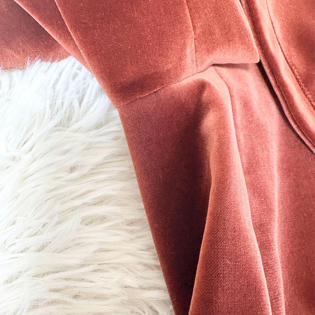 エトロ ベルベット ベロア ジャケット ペイズリー柄総裏地仕様 シルク混 42