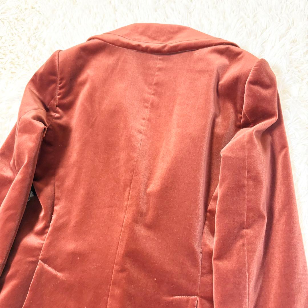 エトロ ベルベット ベロア ジャケット ペイズリー柄総裏地仕様 シルク混 42