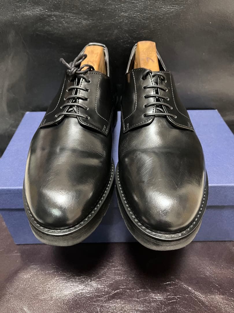 【美品】ADELO 6cmアップ革靴 ＋ シューツリー付き