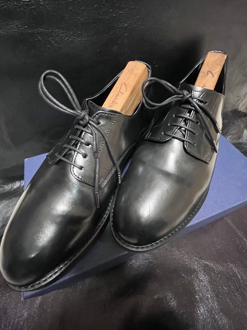 【美品】ADELO 6cmアップ革靴 ＋ シューツリー付き