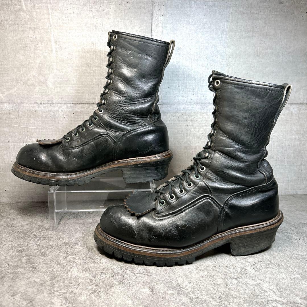 80s【RED WING】ロガーブーツ/2210/プリント羽根タグ/廃盤/919