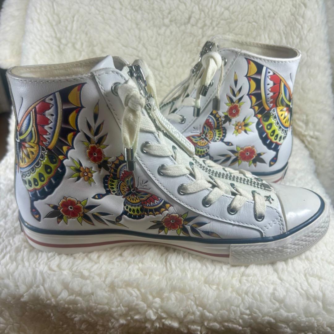 ASH アッシュ バタフライ ハイカットスニーカー　38 23.5〜24.5