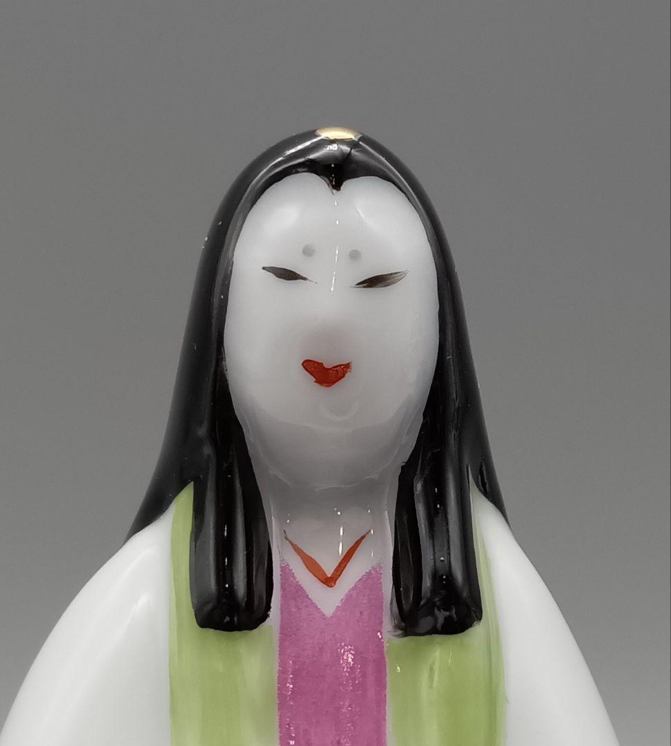 HEREND ヘレンド ヴィクトリアブーケ 雛人形 立ち雛 台座付き