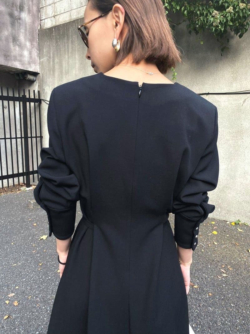 UNDRESSED BACK TUCK DRESS　AMERI vintage