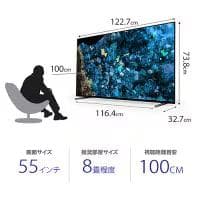 値下げ‼️美品23年製55V型SONYBRAVIA XRJ-55A80L有機EL