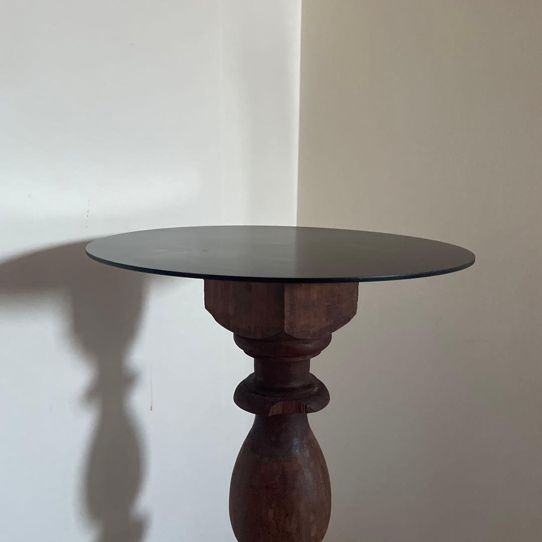 古材×アイアン　サイドテーブル　花台