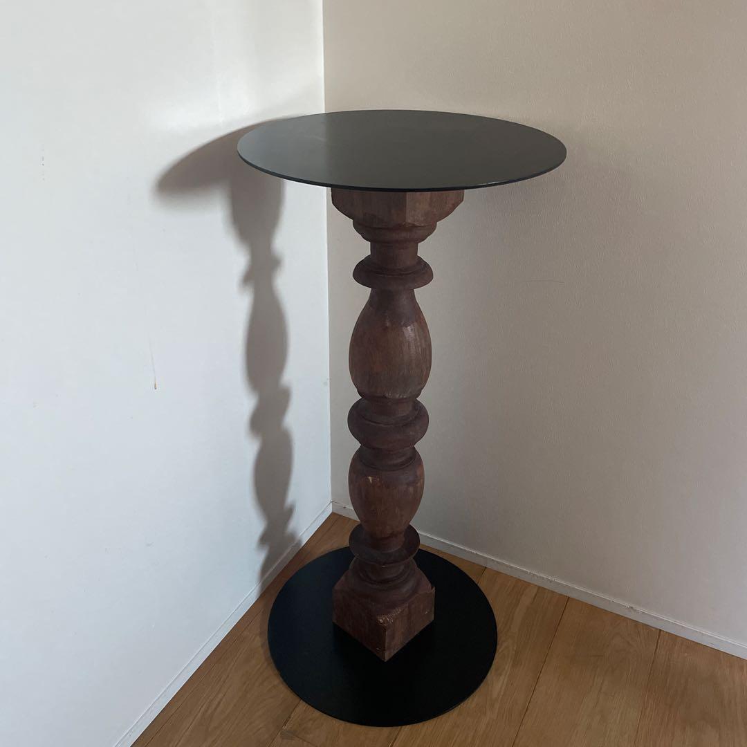 古材×アイアン　サイドテーブル　花台