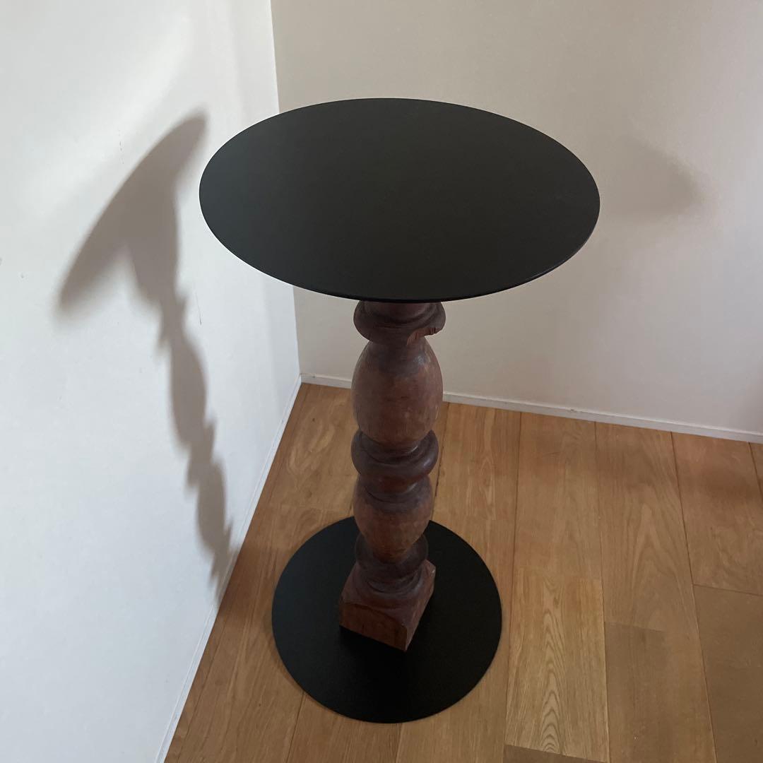 古材×アイアン　サイドテーブル　花台