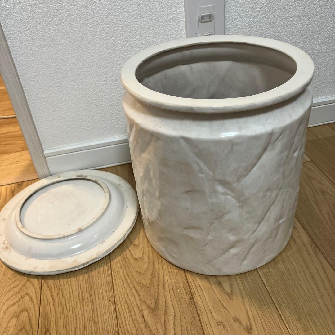 しんしゅうやき　かめ　壺　保存容器　漬物作り　味噌作り