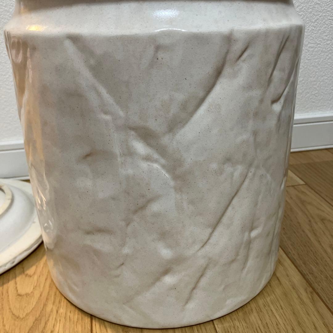 しんしゅうやき　かめ　壺　保存容器　漬物作り　味噌作り