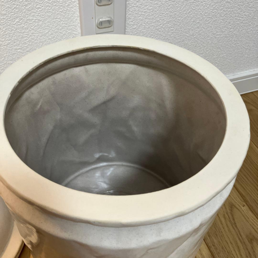 しんしゅうやき　かめ　壺　保存容器　漬物作り　味噌作り