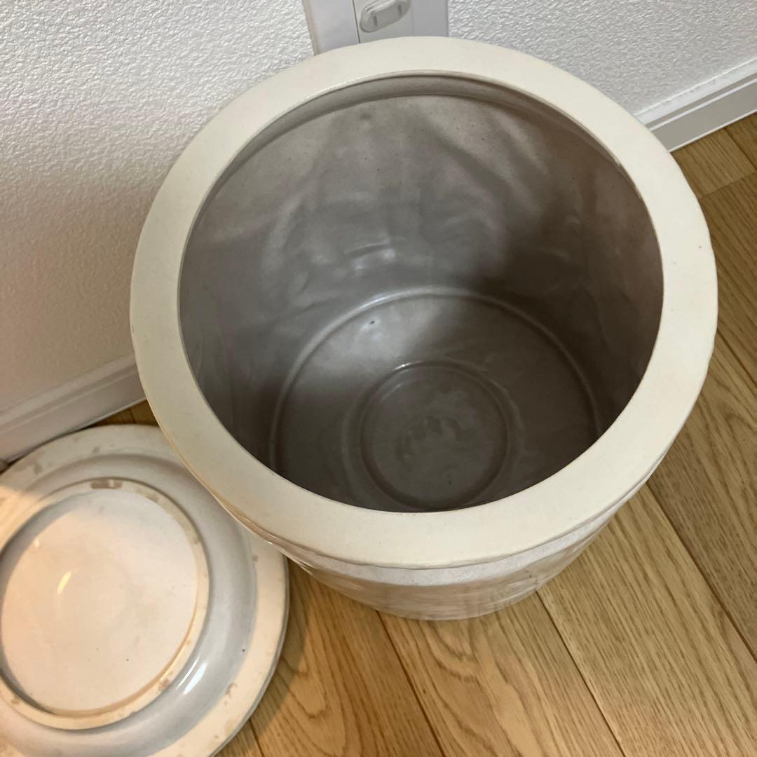 しんしゅうやき　かめ　壺　保存容器　漬物作り　味噌作り
