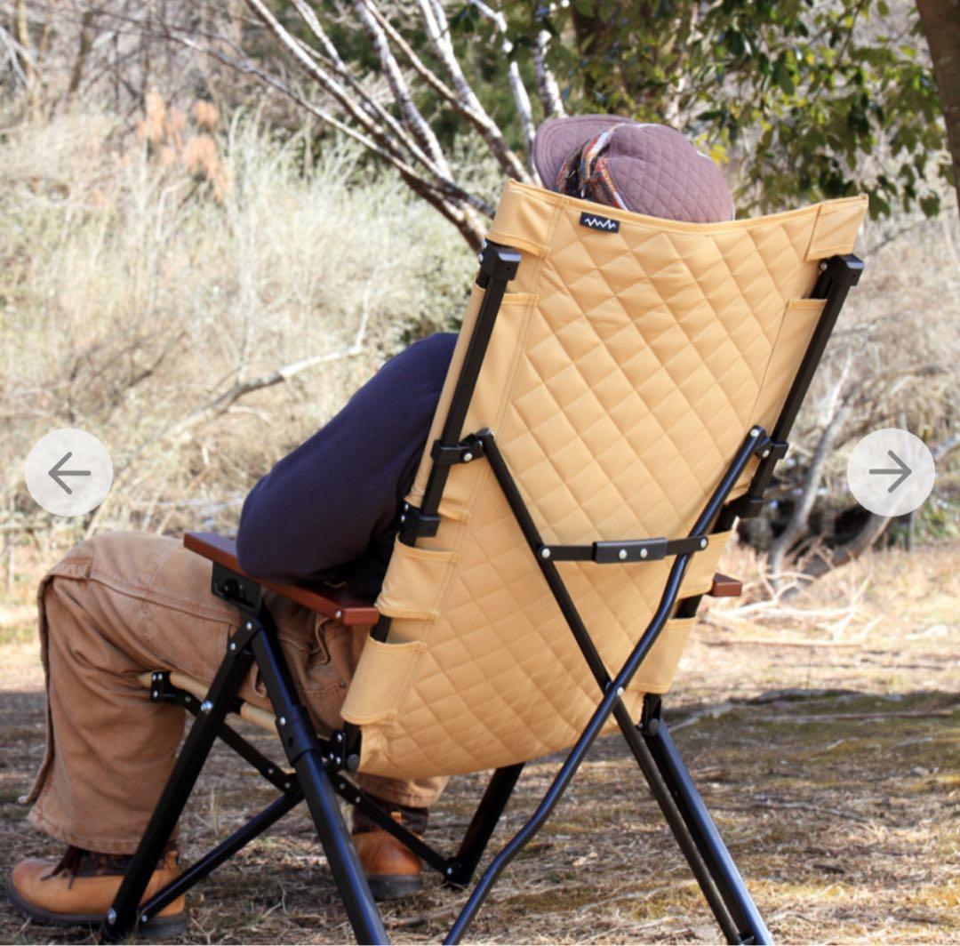 Alpen Outdoors ハイバックチェア ブラック