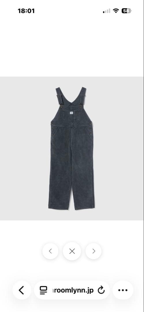 シールームリンコーデュロイ オーバーオール