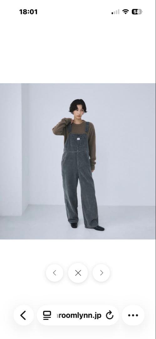 シールームリンコーデュロイ オーバーオール