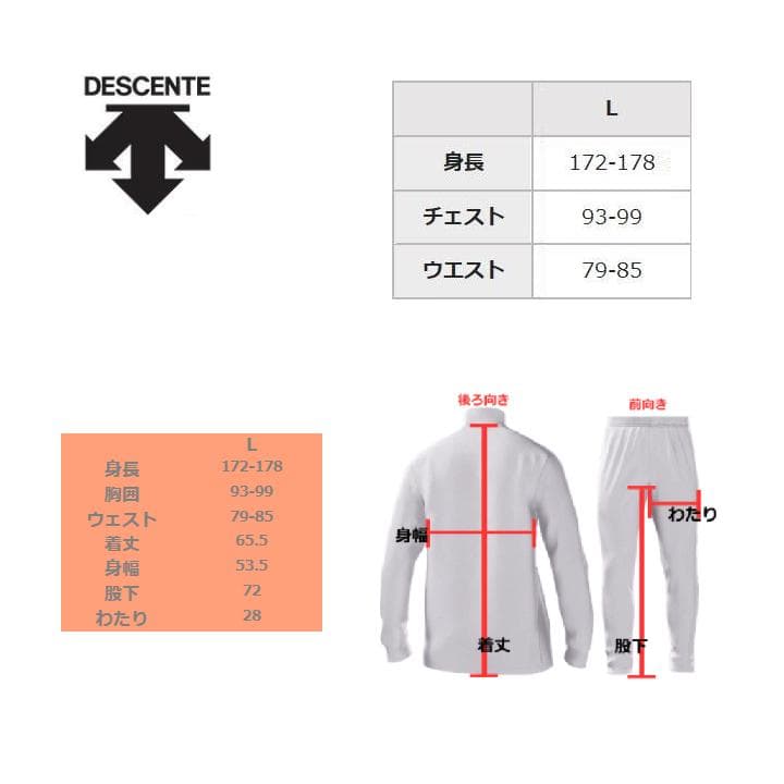 【新品】デサント サンスクリーンACTIVE SUITS ジャージ上下セット ｌ