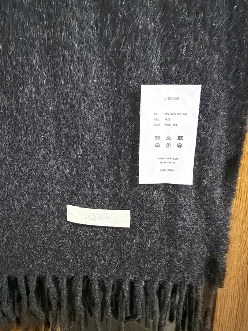 【LIDNM】BABY WOOL BLANKET STOLE