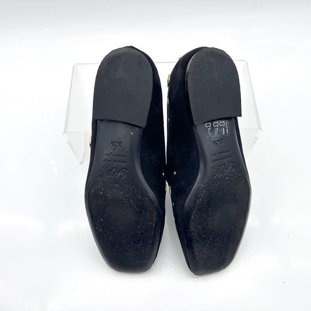 【希少】ロジェヴィヴィエ モカシン パンプス ブラック ゴールド スタッズ