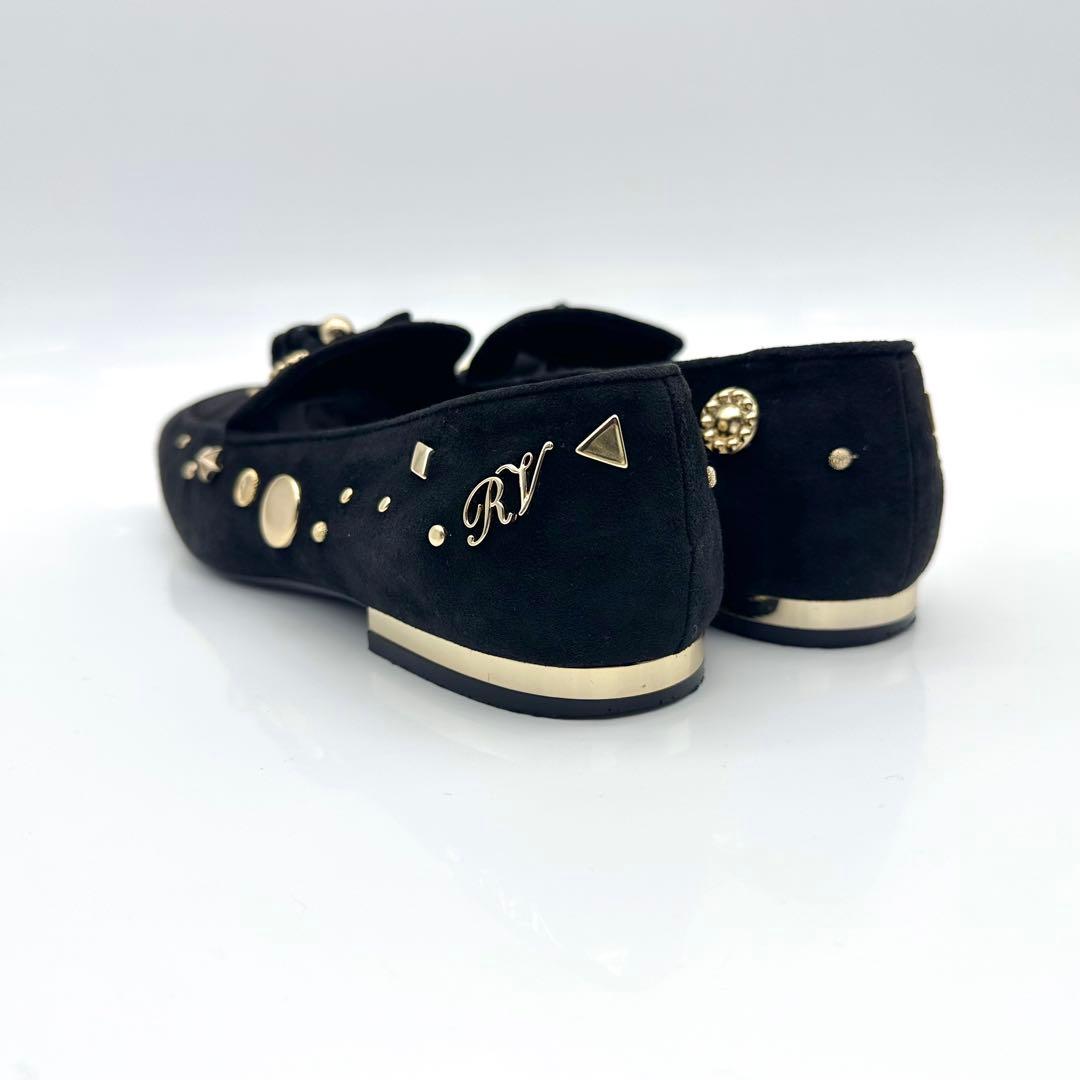 【希少】ロジェヴィヴィエ モカシン パンプス ブラック ゴールド スタッズ