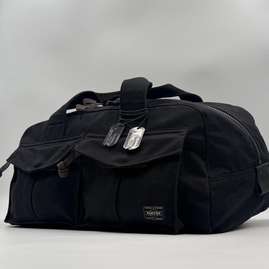 ポーター PORTER LOVE&PEACE ボストンバッグ/リュック 黒