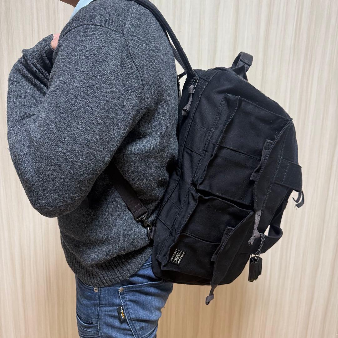 ポーター PORTER LOVE&PEACE ボストンバッグ/リュック 黒