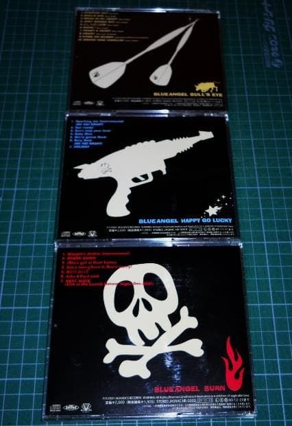 サイン入 CD3枚セット ブルーエンジェル BLUE ANGEL☆ロカビリー