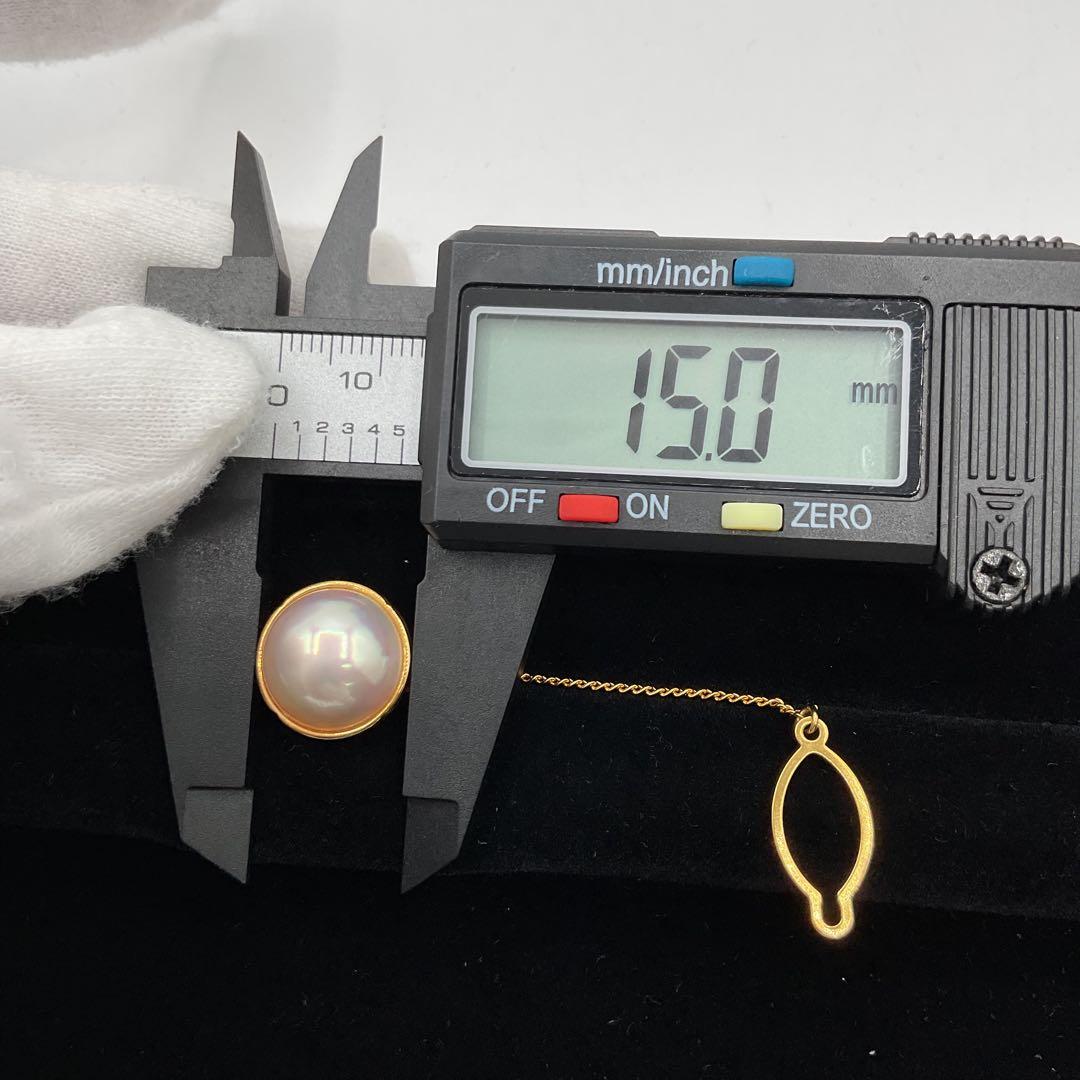 タサキ TASAKI タイタック タイピン パール 真珠 K18 箱付