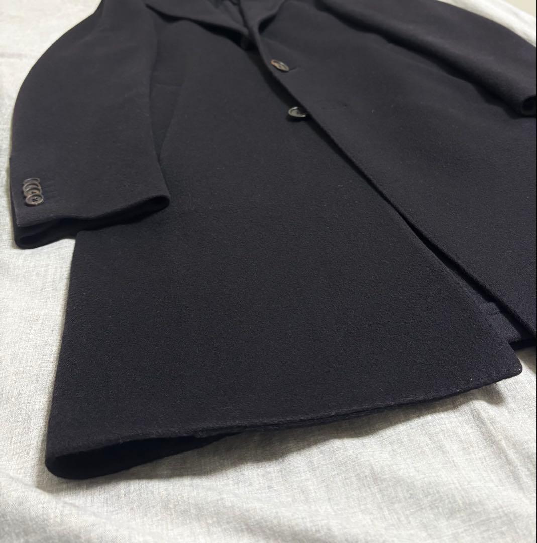 LARDINI ラルディーニ チェスターコート 42 ネイビー【k ryo様用】